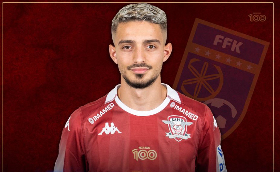 Albion Rrahmani, pjesë e formacionit të vitit në Rumani