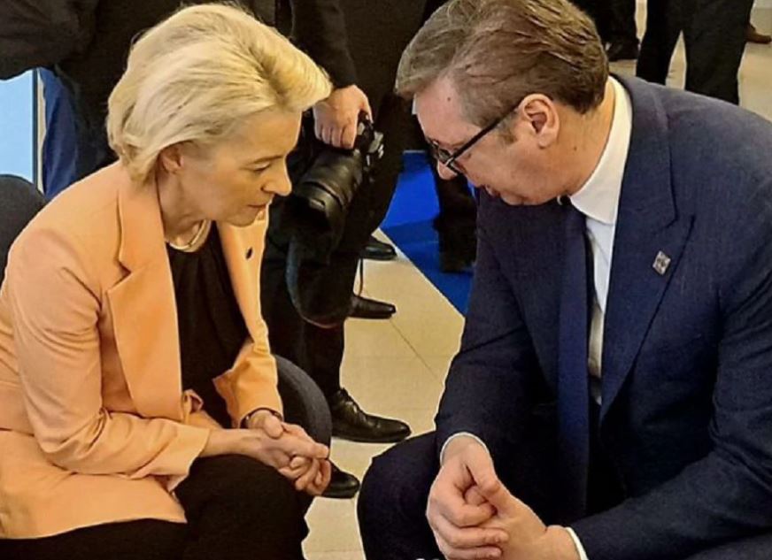 Vuçiq në takim me Von der Leyen, në fokus rruga e Serbisë drejt BE-së