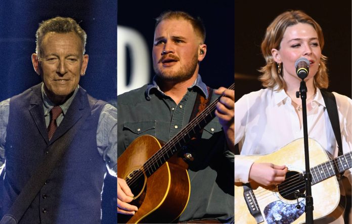 Bruce Springsteeni bashkohet në skenë me Zach Bryanin dhe Maggie Rogersin (VIDEO)