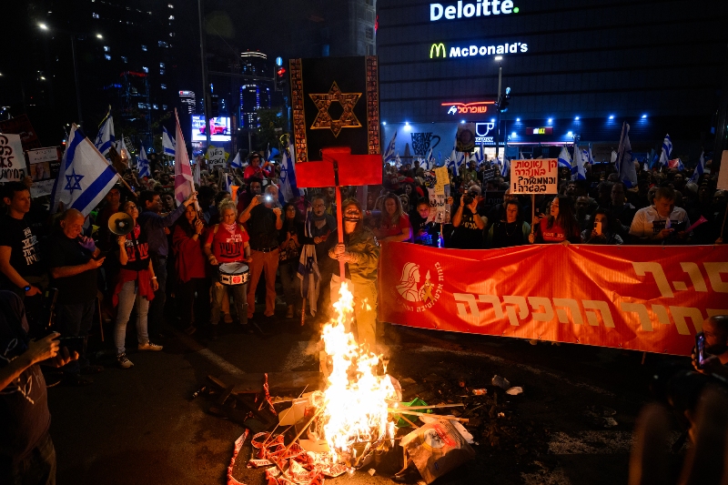 Policia izraelite arrestoi 16 persona në Tel Aviv gjatë protestave antiqeveritare