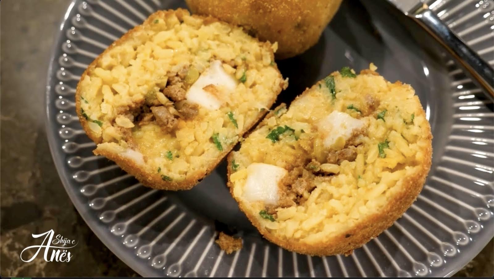 Receta e Anës: Arancini siciliane - Toptha me oriz të mbushura me mish dhe djathë (VIDEO)