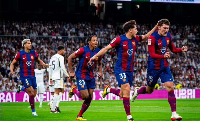 Mbyllet pjesa e parë e ndeshjes Real Madrid - Barcelona