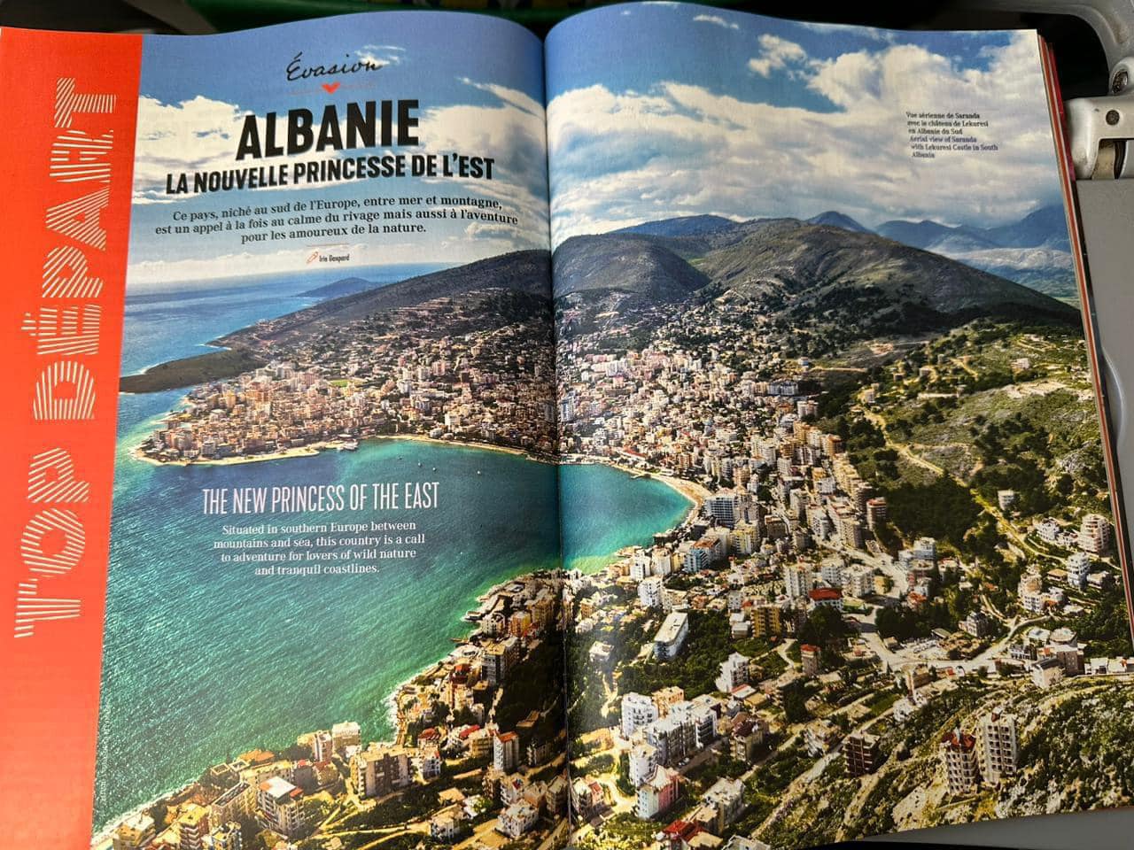 Vendet turistike të Shqipërisë pjesë e revistës së aeroportit të Parisit