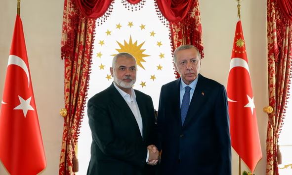 Erdogan në takimin me liderin e Hamasit, diskutoi për ndihmat në Gaza dhe "nevojën urgjente" për një armëpushim