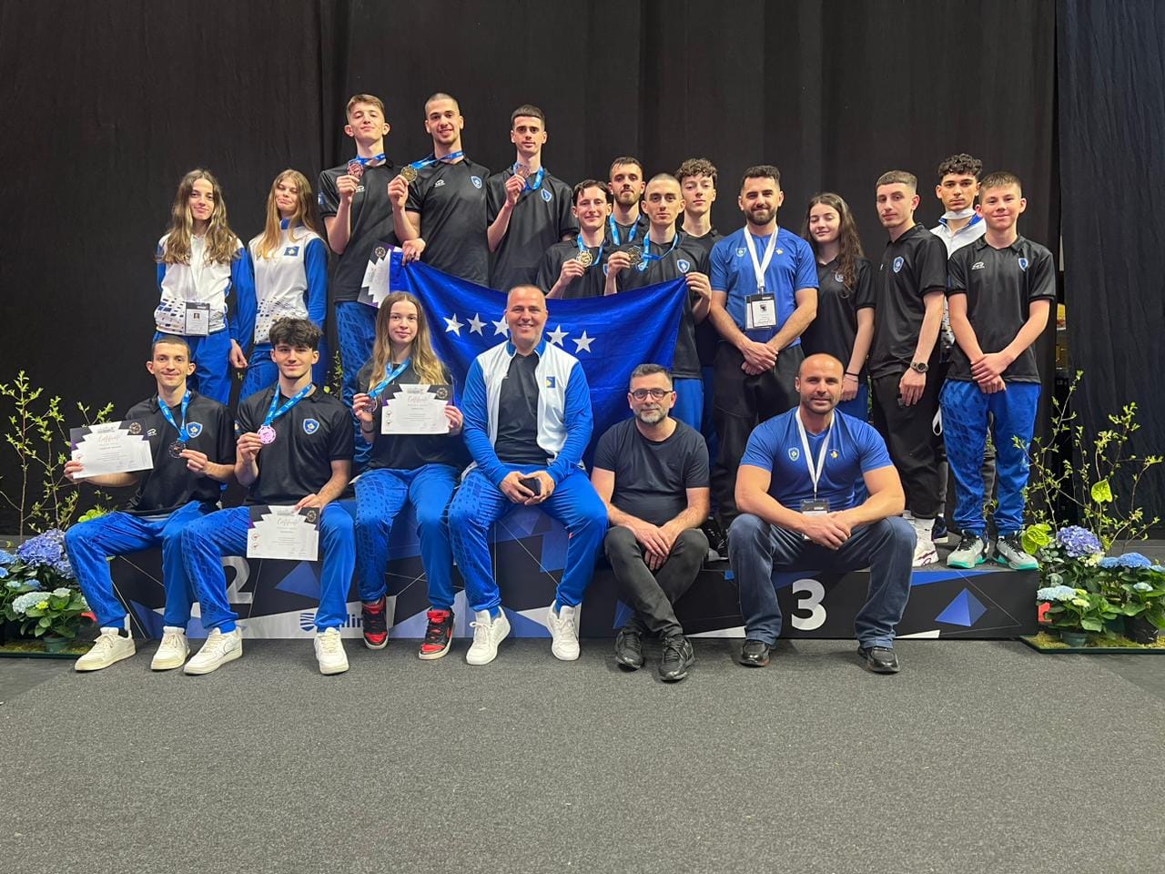 Taekwondistët kosovarë fitojnë 15 medalje në Kampionatin Evropian të Estonisë