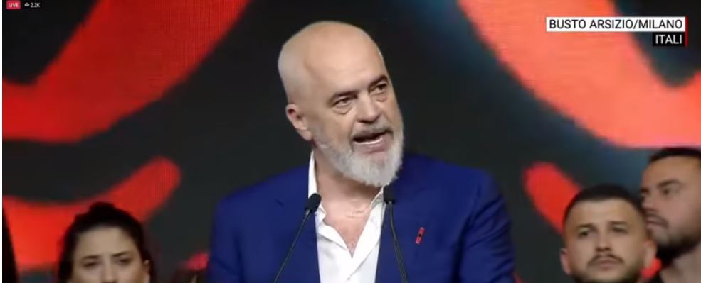 “Viva l’Italia”, Rama mbyll takimin me shqiptarët e Italisë: Koha e mirë e Shqipërisë më në fund ka ardhur