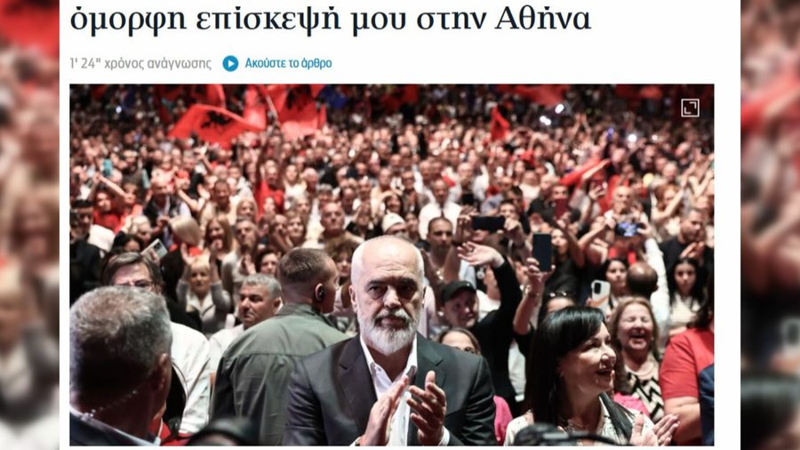 Vizita e Ramës në sytë e mediave greke: “S'kam ardhur për të provokuar”