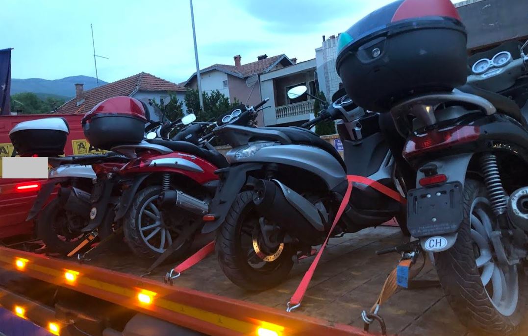 Sekuestrohen 19 motoçikleta nga policia nё Pejё