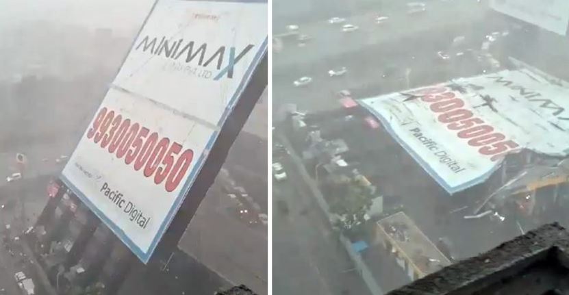 Së paku 8 të vdekur në Indi, erërat e forta e rrëzojnë një "billboard" 30 metra të gjatë
