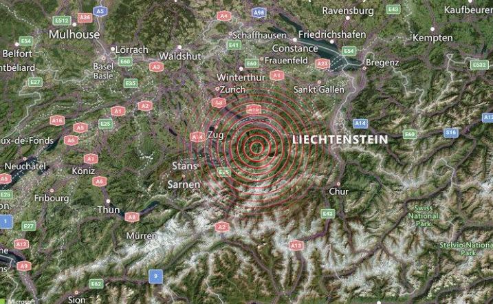 Tërmet me magnitudë 4.4 në Zvicër