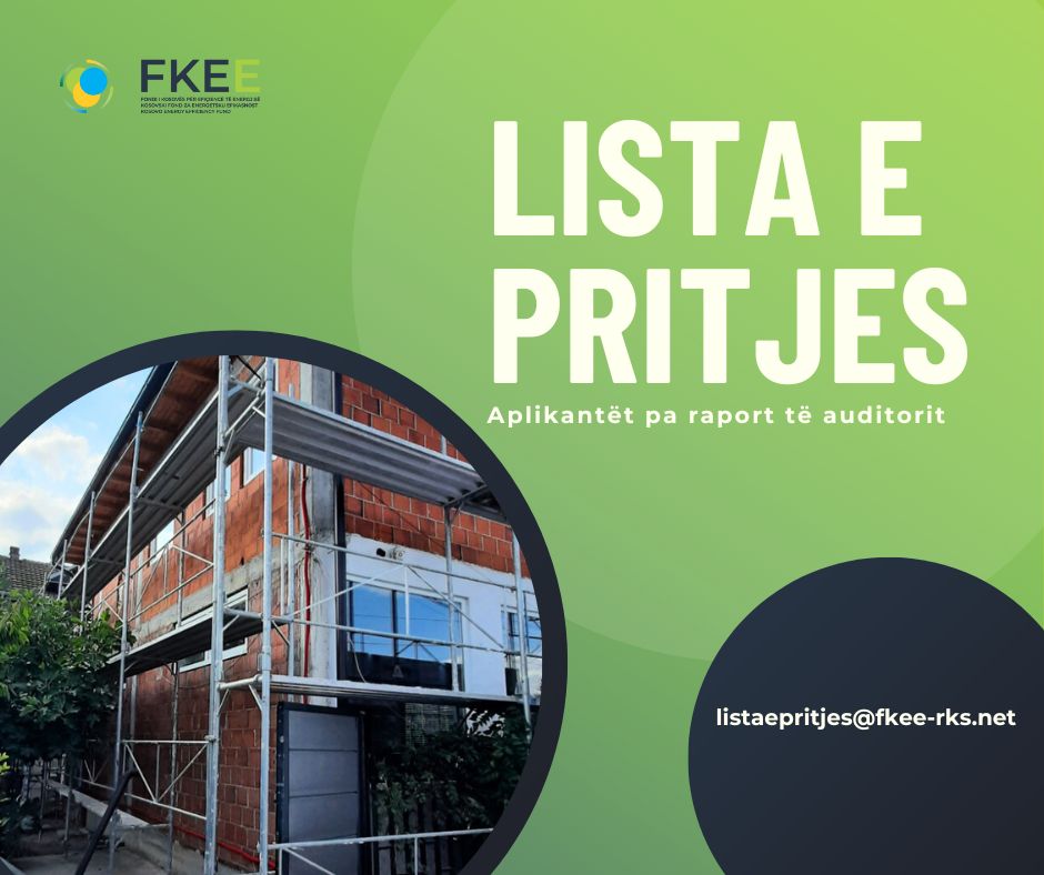 Nesër fillon shqyrtimi i listës së pritjes për subvencionimin e investimeve në shtëpitë individuale