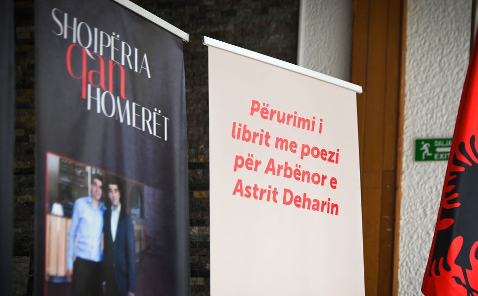 “SHQIPËRIA qan HOMERËT”, promovohet libri për Arbënor e Astrit Deharin