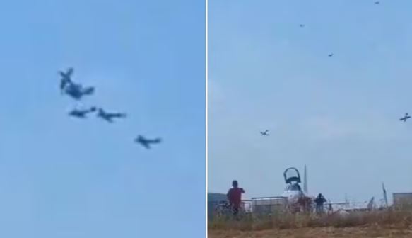 Përplasje avionësh në Portugali, vdes piloti (VIDEO)