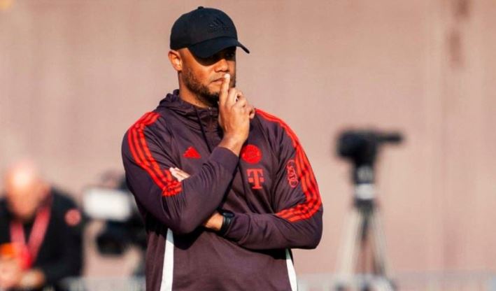 Dush golash, Kompany e fiton 14:1 ndeshjen e parë me Bayernin