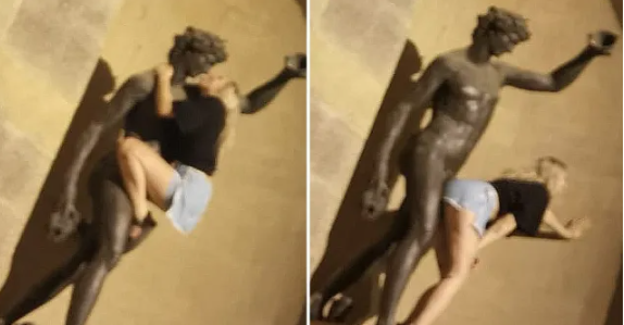 Turistja zemëron italianët pasi bëri gjeste të pahijshme pranë statujës së njohur