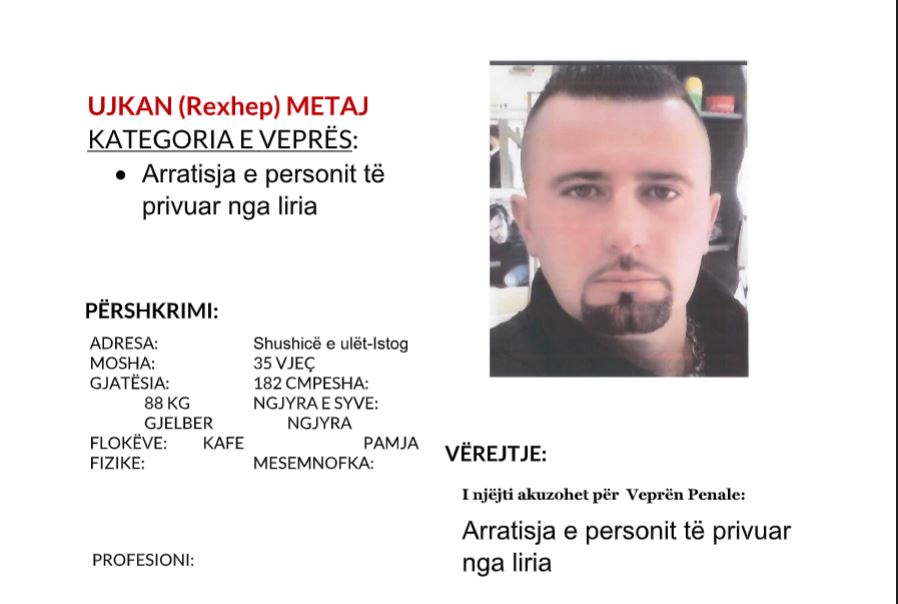 Policia kërkon ndihmë në kapjen e istogasit të arratisur