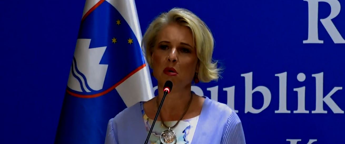 Kryetarja e Kuvendit të Sllovenisë, Urshka Klakoçar-Zupançiq