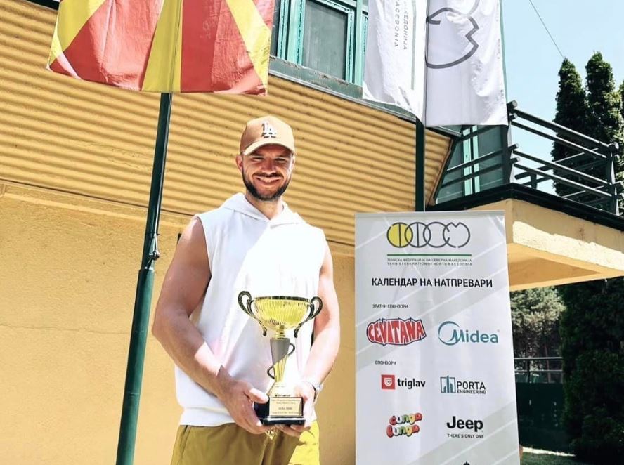 Shëndrit Deari, kampion i ri tenisit në Maqedoni të Veriut