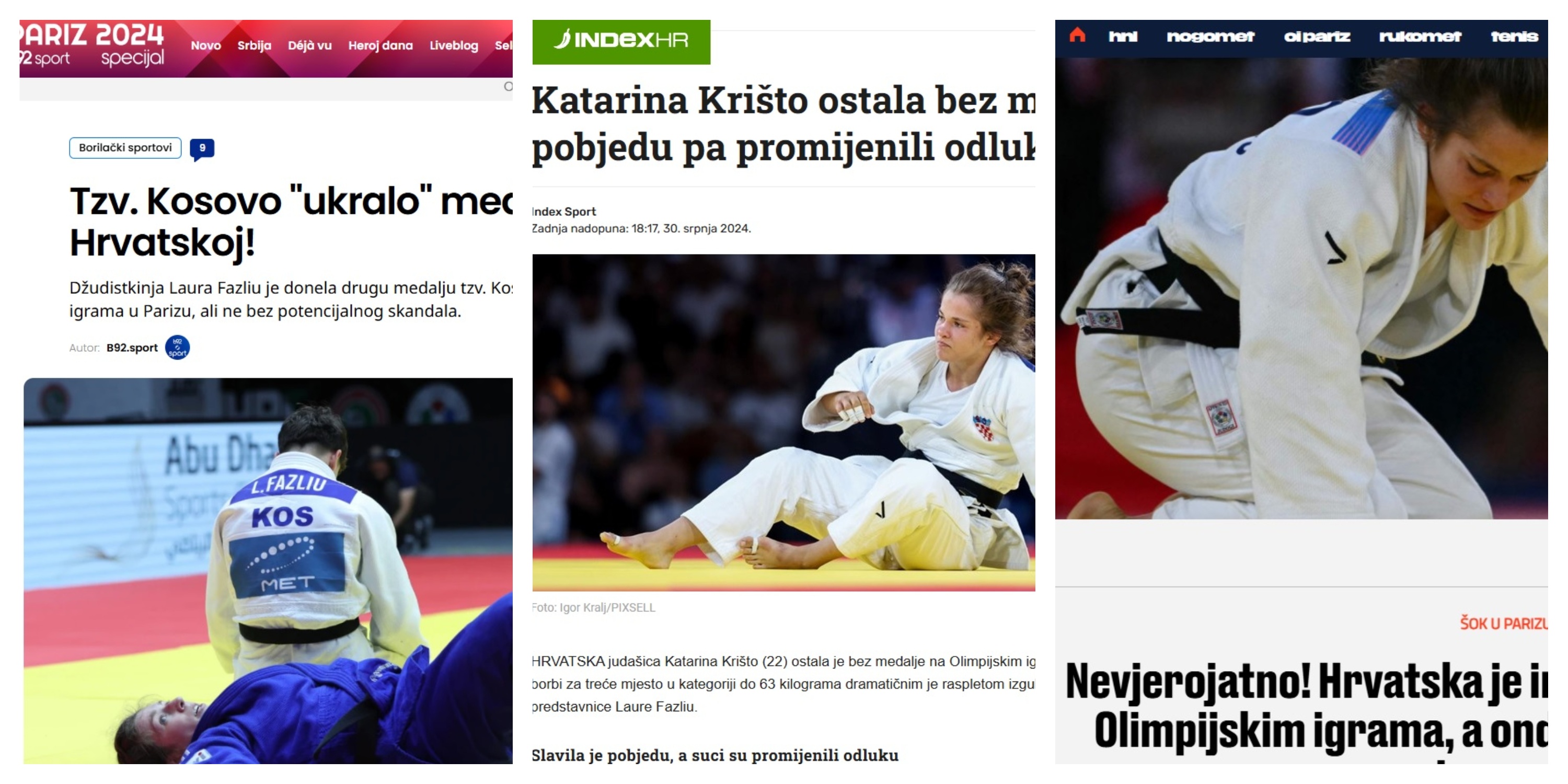Mediat kroate e serbe për fitoren e Kosovës: “E pabesueshme”, Kosova ia “vodhi” medaljen Kroacisë
