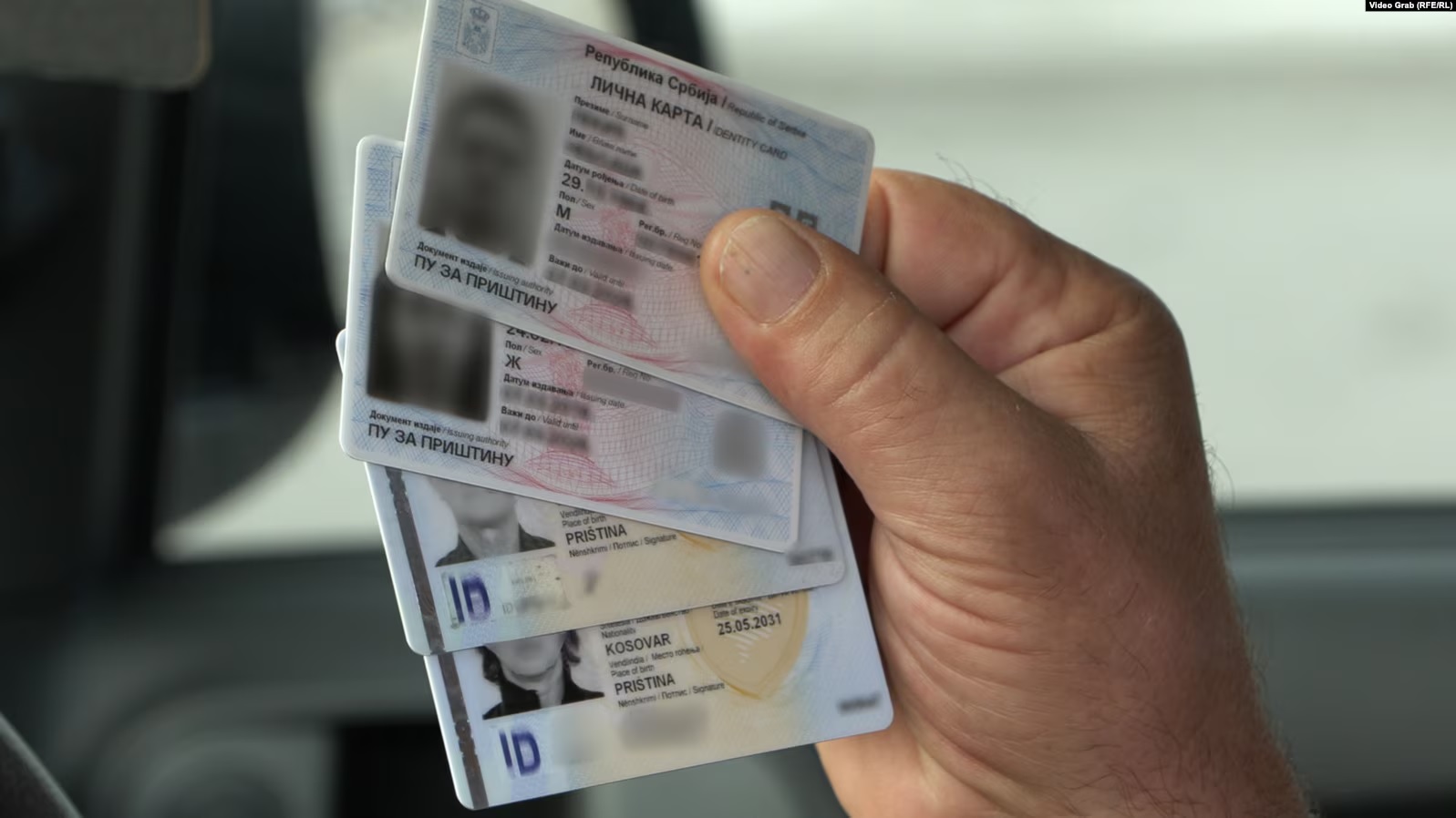 leternjoftimi serb ilegal dhe i kosoves
