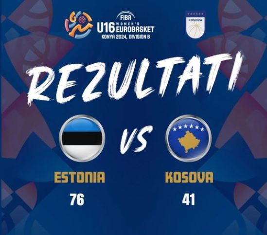 Estonia fiton përballjen ndaj vashave të Kosovës