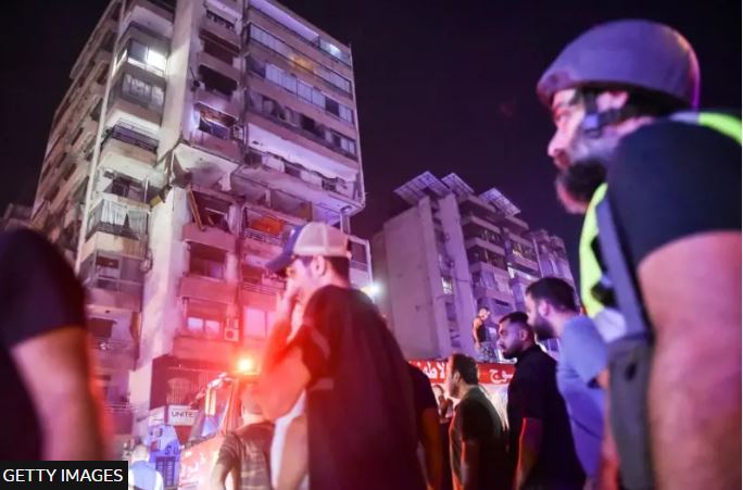 Sulmi izraelit raportohet në qendër të Bejrutit, Libani thotë se 105 njerëz u vranë