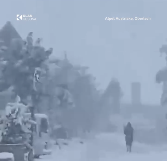 Bora zbardh një vend të Austrisë (VIDEO)
