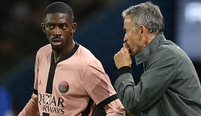 U përlanë, Enrique e përzë Dembelenë për ndeshjen me Arsenalin