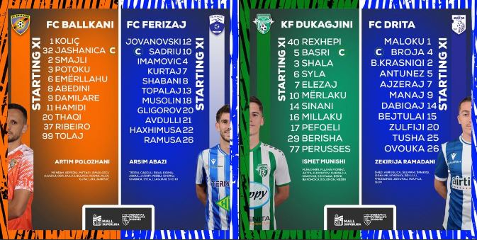Dalin formacionet zyrtare të Ballkani-Ferizaj dhe Dukagjini-Drita