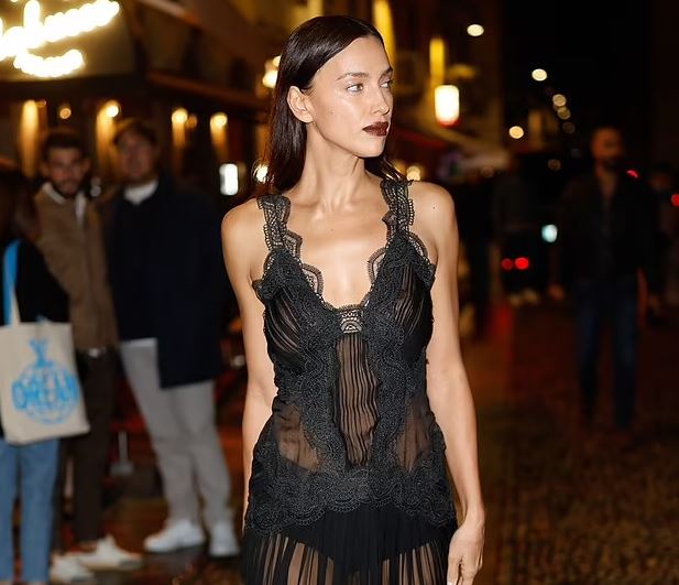 Irina Shayk, misterioze në të zeza