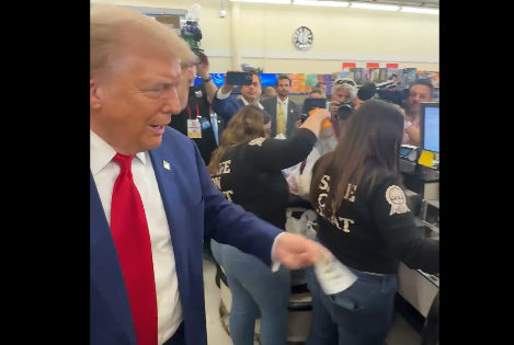 Trump befason në një market, ndihmon nënën e tre fëmijëve t'i paguajë gjërat ushqimore