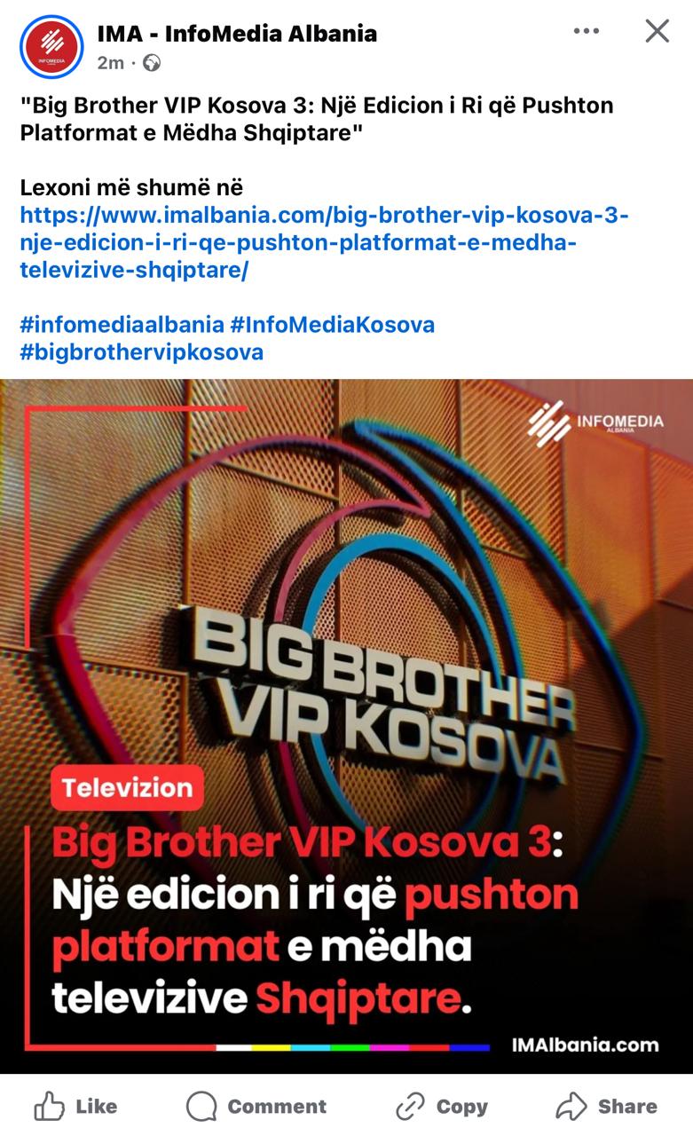 Të gjitha platformat shqiptare po numërojnë minutat, BBVK3 merr vëmendjen gjithandej