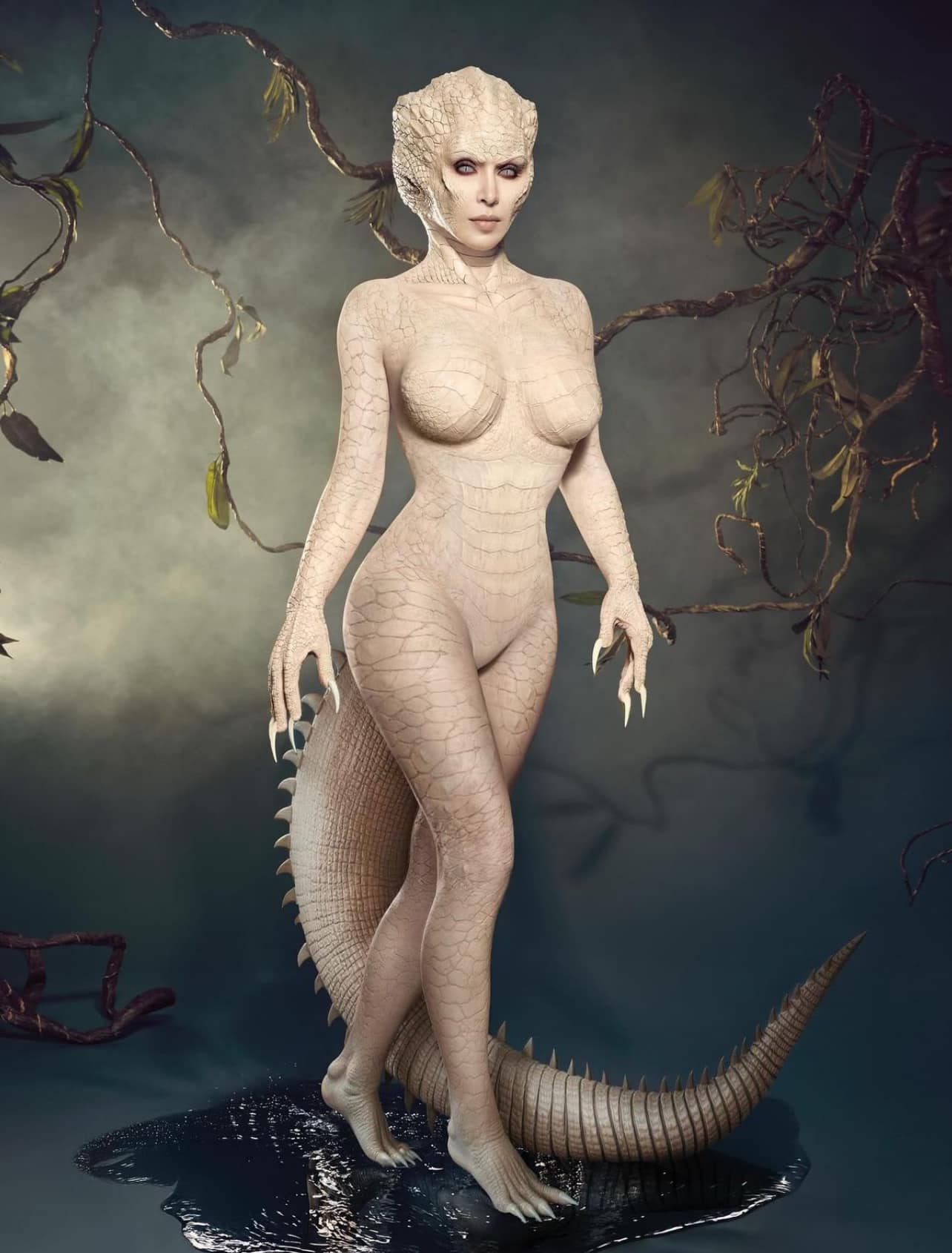 Kim Kardashian transformohet e tëra për Halloween