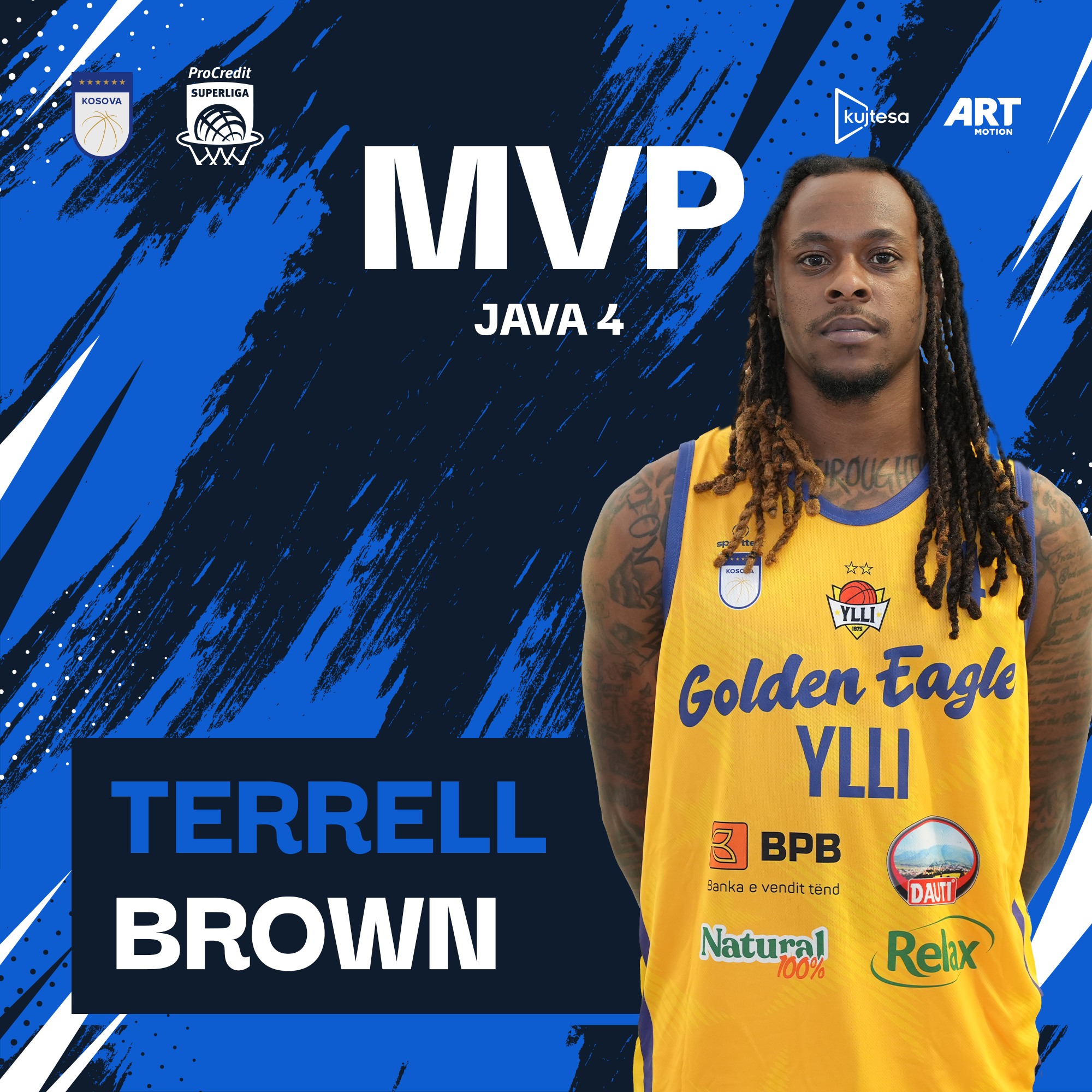 Brown i Yllit më i miri i javës në Superligën e basketbollit