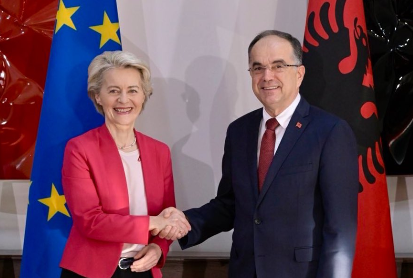 Von der Leyen takon Begajn, e falënderon për angazhimin e tij për një Shqipëri drejt BE-së
