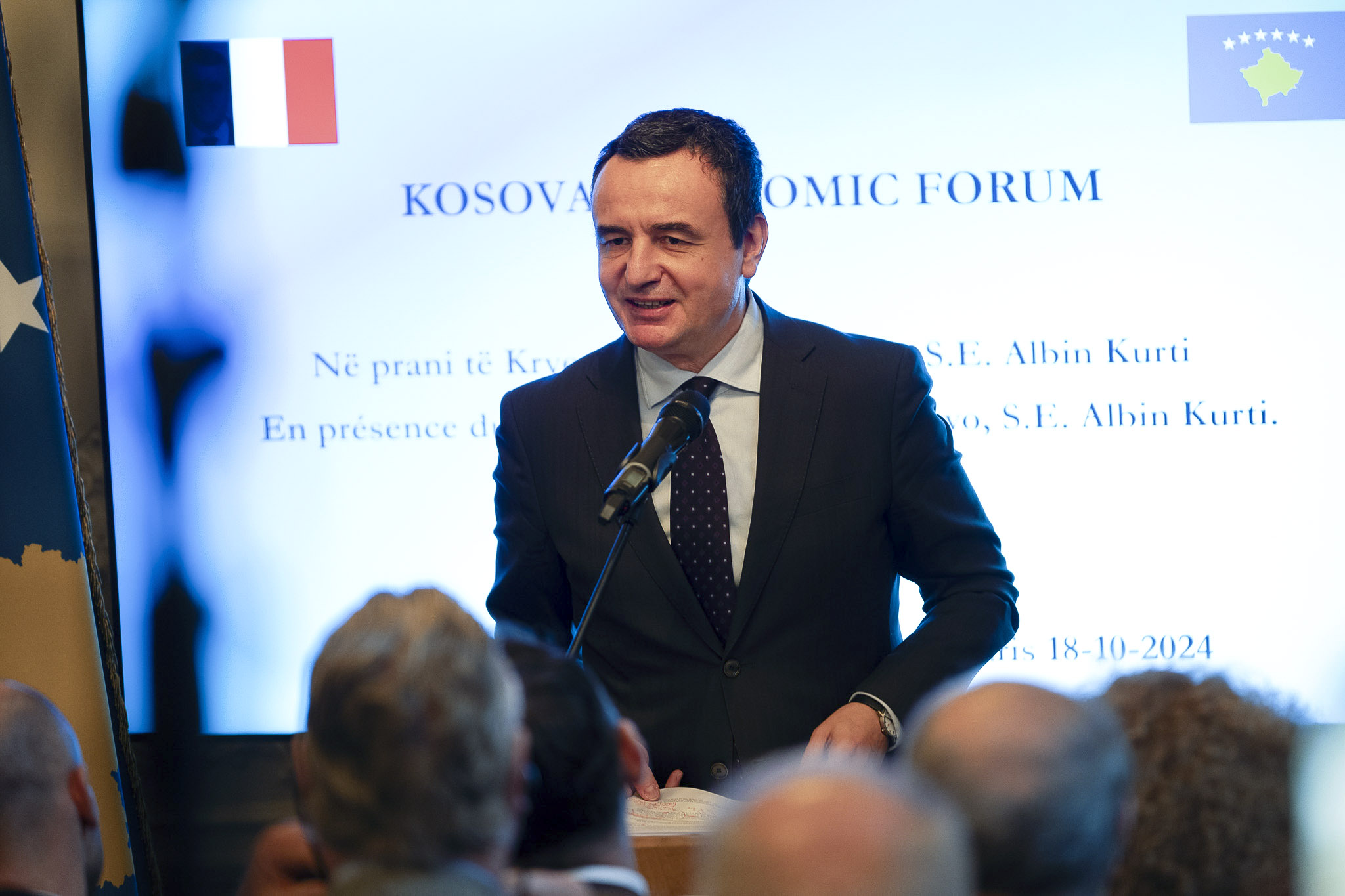Kryeministri fton kompanitë franceze të investojnë në Kosovë