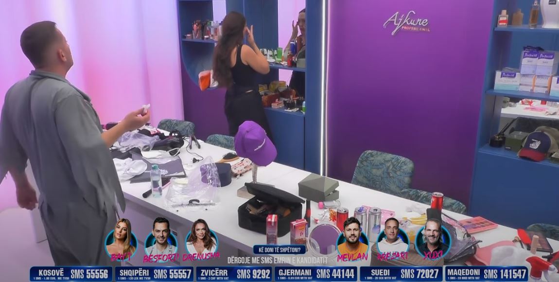 Rezi i kërkon Drenushës që të flenë në dhomën e grimit (VIDEO)