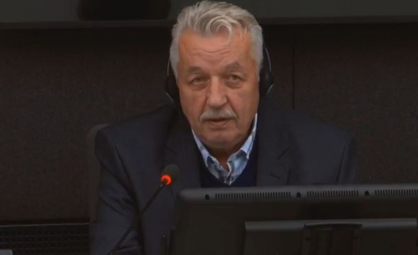 Halil Çadraku, dëshmon në Hagë.
