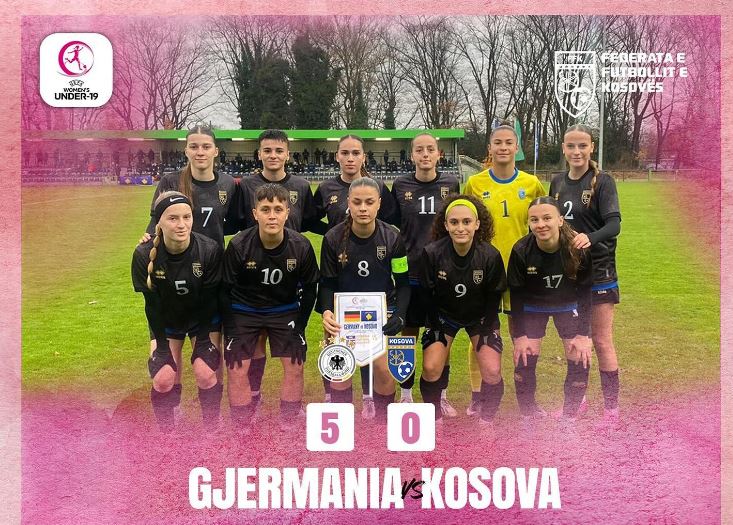Vashat U19 të Kosovës munden me një pesëshe nga Gjermania