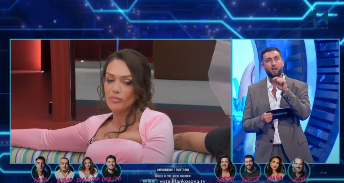 Drenusha i drejtohet Gresës me emrin "Chucky", Dini ia tërheqë vërejtjen (VIDEO)