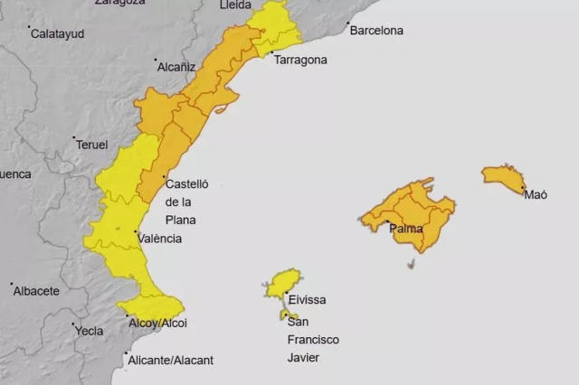 Spanjë, lëshohet alarmi portokalli për ishujt Balearic
