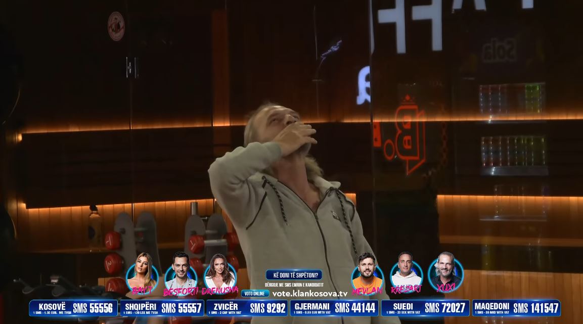 Xuxi i emocionuar me mesazhin nga droni