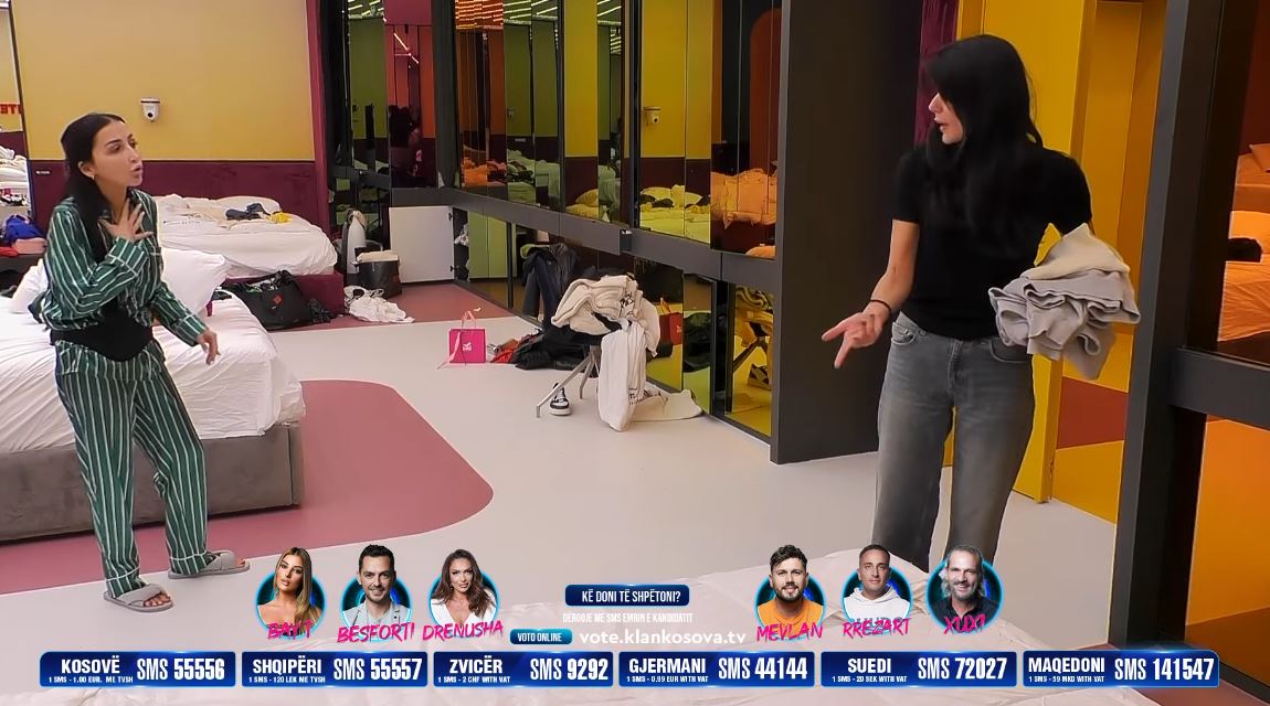 Përplasje e nxehtë mes Xhenetës dhe Dianës për lavanderinë! (VIDEO)