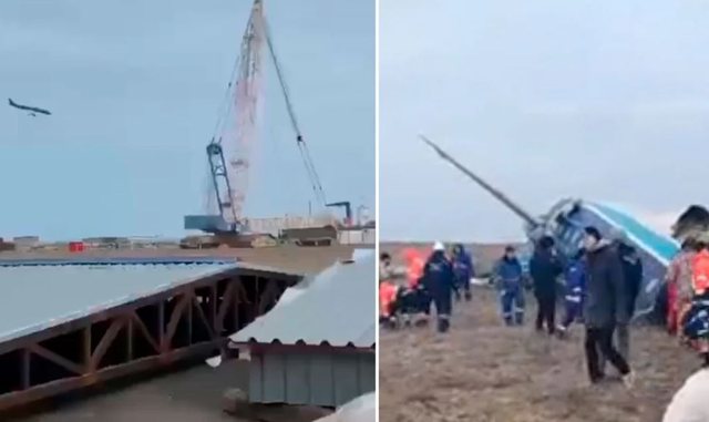 Pamje shokuese nga rënia e aeroplanit në Kazakistan, raportohet për 12 të mbijetuar (VIDEO)