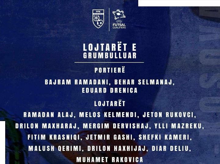Futboll, del lista e lojtarëve të ftuar për Main Round  të EURO 2026-shit