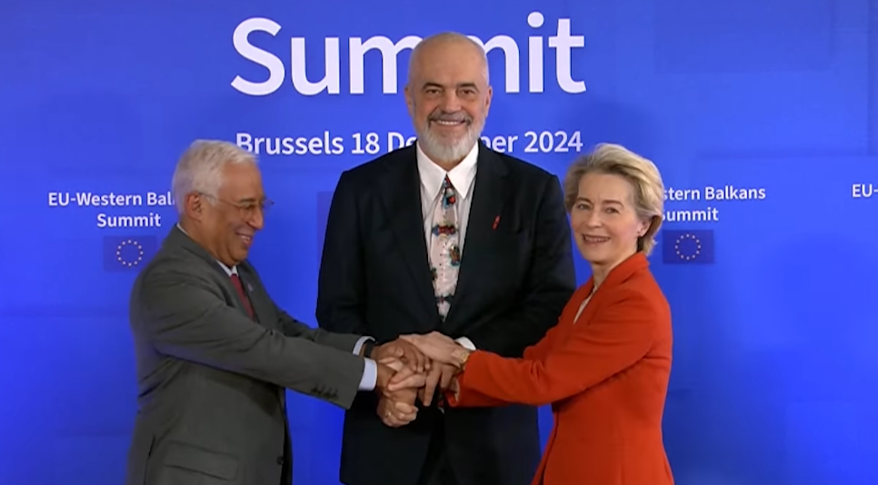 Samiti BE-Ballkani Perëndimor, Rama pritet nga Von der Leyen dhe Costa