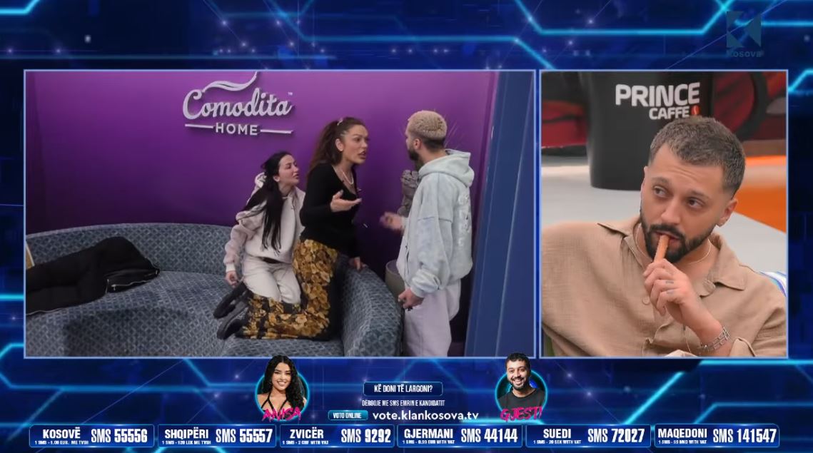 Dramë e madhe në shtëpi: Momentet nga përplasja e Xhenetës dhe Gjestit!