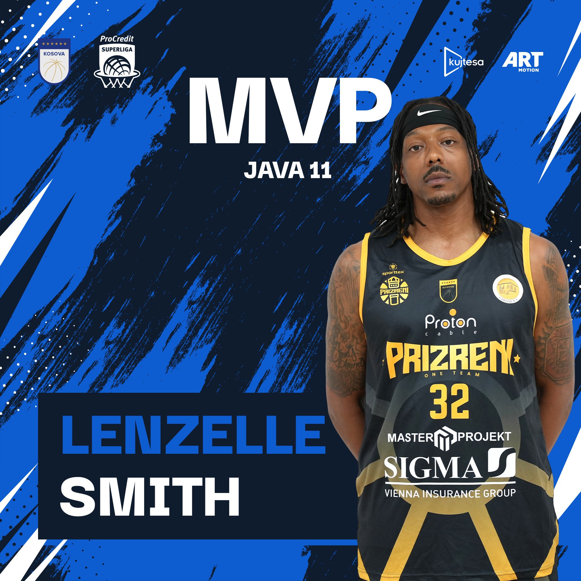 Smith i Prizrenit MVP, kjo është pesëshja e javës në basketboll