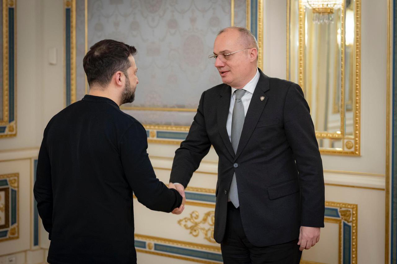 Igli Hasani dhe Volodymyr Zelenksy
