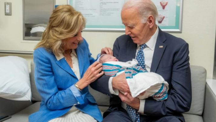 Biden bëhet për herë të parë stërgjysh
